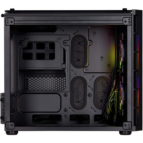 Corsair Crystal Series 280X RGB Tempered Glass Micro ATX PC Case — image 4 of 5