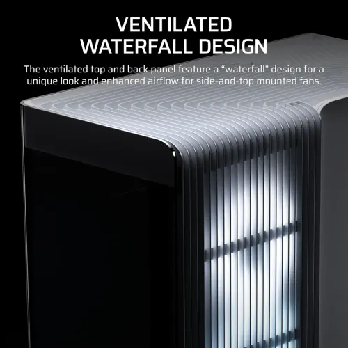 Corsair FRAME 4500X RS-R ARGB Panoramic Glass E-ATX Mid-Tower Casing White — image 3 of 6