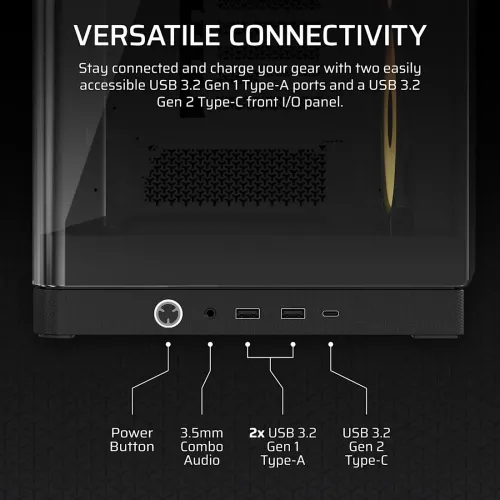 Corsair FRAME 4500X RS-R ARGB Panoramic Glass E-ATX Mid-Tower Casing — image 6 of 6