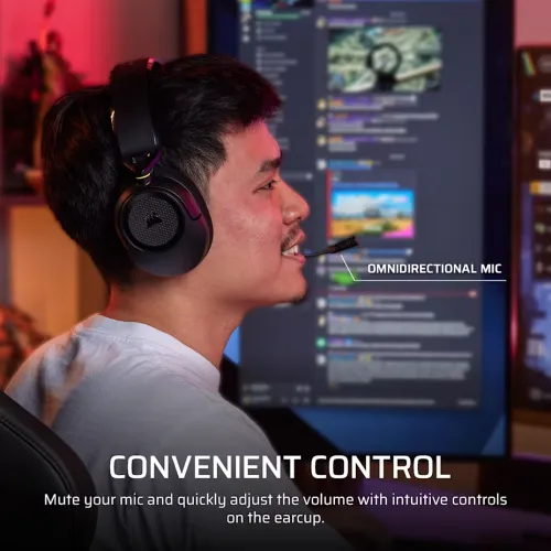 Corsair HS35 v3 Stereo Wired Gaming Headset with Flexible Microphone — image 6 of 6