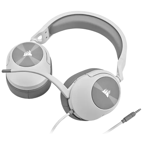 Corsair HS55 Stereo 3.5mm Wired Gaming Headphone White — image 3 of 3