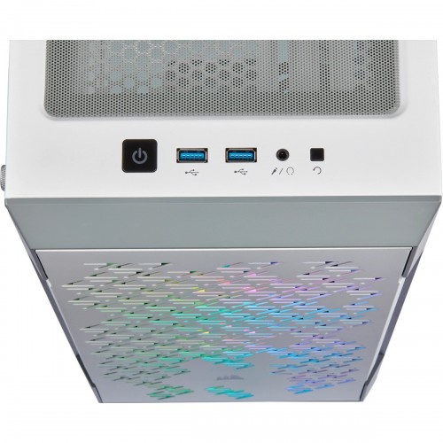Corsair iCUE 220T RGB Airflow Mid-Tower Smart Casing (White) — image 3 of 4