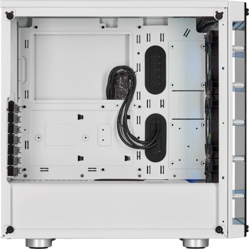 Corsair iCUE 465X RGB Mid-Tower ATX Smart Casing (White) — image 3 of 4
