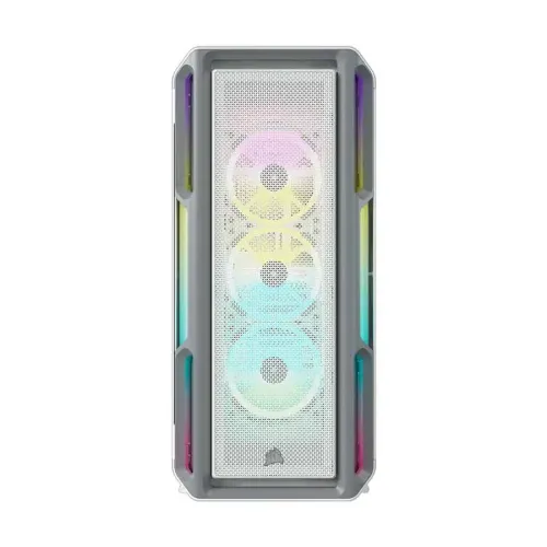 Corsair iCUE 5000T RGB Tempered Glass Mid-Tower ATX Casing White — image 2 of 3