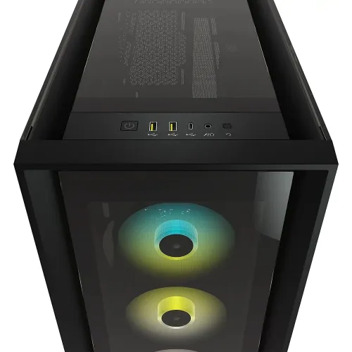 Corsair iCUE 5000X RGB Tempered Glass Mid-Tower ATX PC Smart Case — image 2 of 4