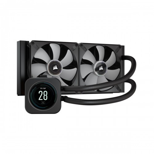 Corsair iCUE H100i ELITE LCD Display 240mm Liquid CPU Cooler — image 2 of 5