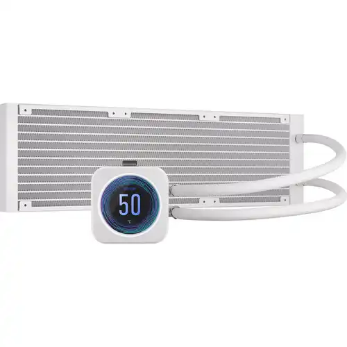 Corsair iCUE H150i ELITE LCD XT Display 360mm Liquid CPU Cooler White — image 2 of 4