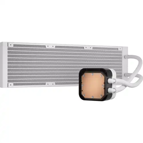Corsair iCUE H150i ELITE LCD XT Display 360mm Liquid CPU Cooler White — image 3 of 4