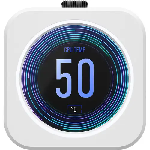 Corsair iCUE H150i ELITE LCD XT Display 360mm Liquid CPU Cooler White — image 4 of 4