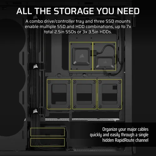 Corsair iCUE LINK 5000T LX RGB E-ATX Mid-Tower Casing — image 4 of 6