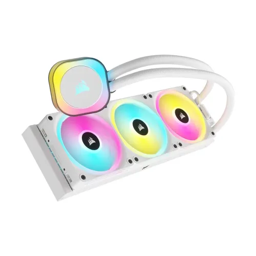 Corsair iCUE LINK H150i 360MM RGB AIO Liquid CPU Cooler White — image 2 of 5