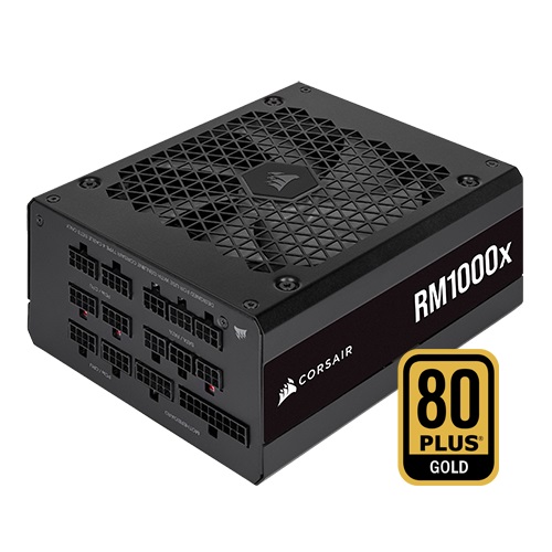 Corsair RM1000x 1000 Watts 80 Plus Gold Fully Modular Power Supply — image 2 of 4