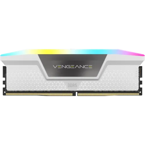 Corsair VENGEANCE RGB 16GB DDR5 6000MHz RAM White — image 2 of 3