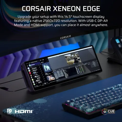 Corsair XENEON EDGE 14.5" LCD Touchscreen Display — image 3 of 6