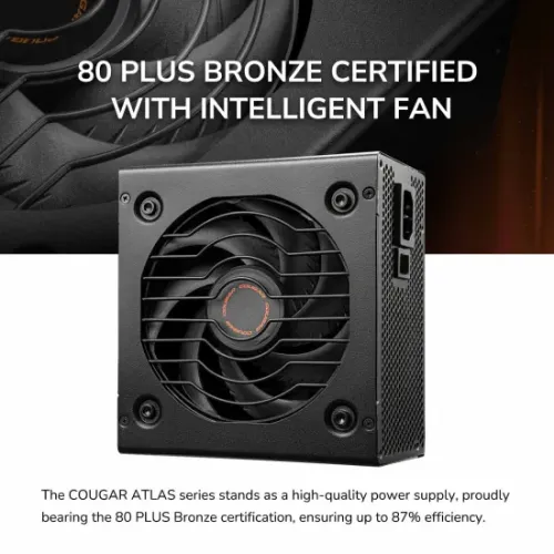 Cougar ATLAS 600W 80 Plus Bronze Non-Modular Power Supply — image 5 of 5