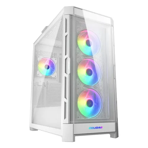 Cougar DUOFACE PRO RGB Mid Tower E-ATX Gaming Casing White