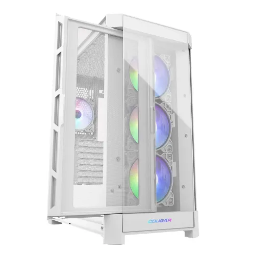 Cougar DUOFACE PRO RGB Mid Tower E-ATX Gaming Casing White — image 3 of 6