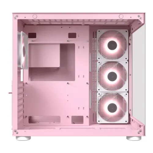 Cougar FV150 RGB Dual Chamber Mid Tower ATX Gaming Casing Pink — image 3 of 6