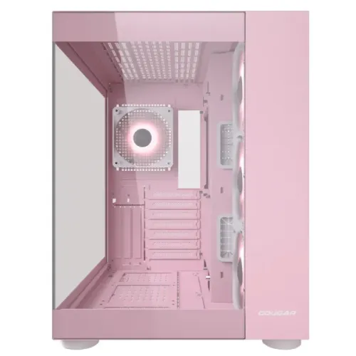 Cougar FV150 RGB Dual Chamber Mid Tower ATX Gaming Casing Pink — image 5 of 6