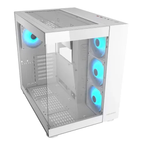 Cougar FV150 RGB Dual Chamber Mid Tower ATX Gaming Casing White — image 2 of 6