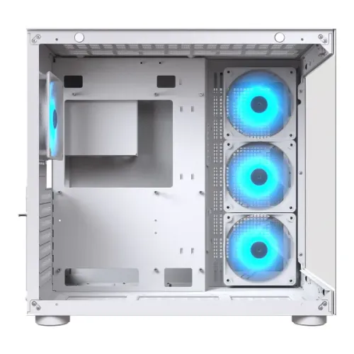 Cougar FV150 RGB Dual Chamber Mid Tower ATX Gaming Casing White — image 4 of 6