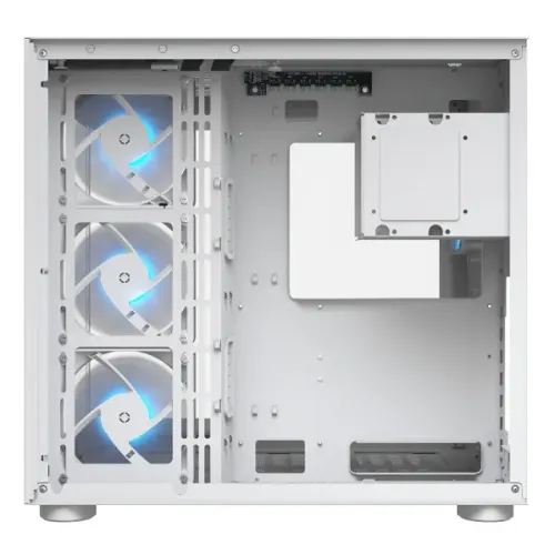Cougar FV150 RGB Dual Chamber Mid Tower ATX Gaming Casing White — image 5 of 6