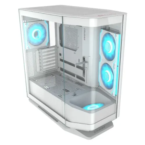 Cougar FV270 RGB Mid Tower E-ATX Gaming Casing White — image 2 of 6