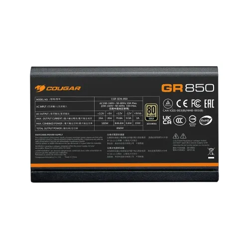 Cougar GR850 850W 80+ Gold Full-Modular Power Supply — image 2 of 6