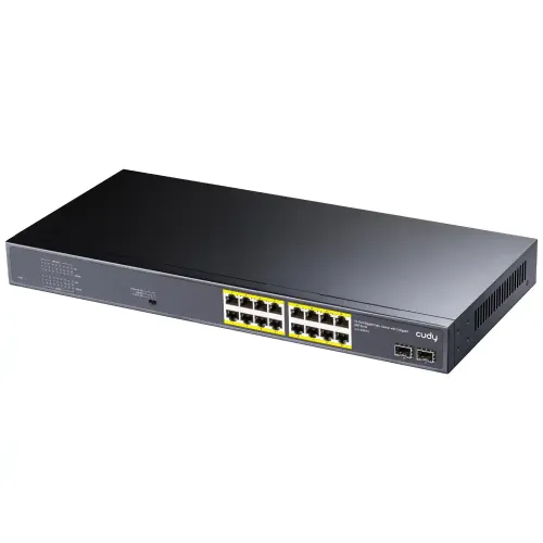 Cudy GS1020PS2 16-Port Gigabit PoE+ Switch with 2 Gigabit SFP Ports — image 2 of 3