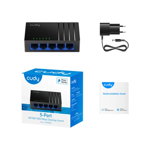 Cudy GS105D 5-Port Gigabit Desktop Switch — image 3 of 3