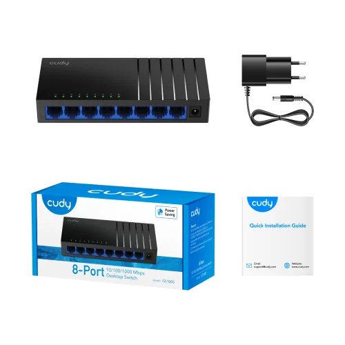 Cudy GS108D 8 Port Gigabit Desktop Switch — image 3 of 3