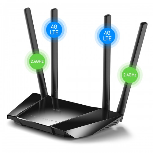 Cudy LT400 4G 300 Mbps Sim Supported Wireless Router — image 4 of 5