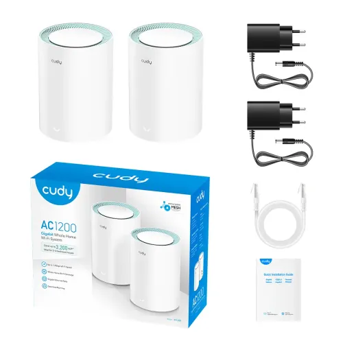 Cudy M1300 AC1200 Dual Band Gigabit Mesh Router (2 Pack) — image 4 of 4