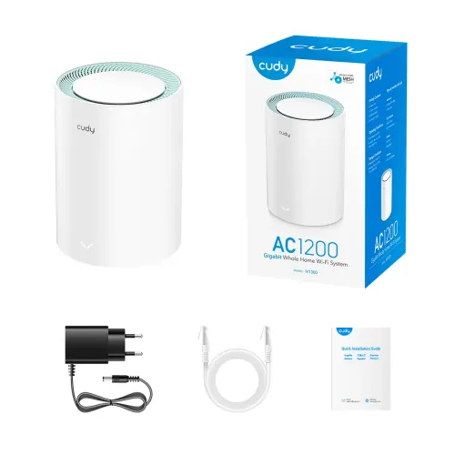 Cudy M1300 AC1200 Dual Band Gigabit Mesh Router (1 Pack) — image 4 of 4