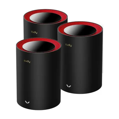 Cudy M3000 AX3000 2.5G Dual Band Wi-Fi 6 Mesh Router (3 Pack) — image 4 of 4