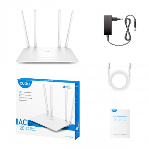Cudy WR1200 AC1200 Dual Band WiFi Router — image 5 of 5