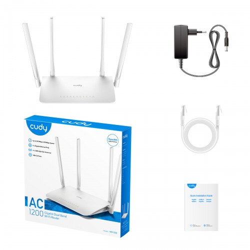 Cudy WR1300 AC1200 Gigabit Dual Band Wi-Fi Router — image 4 of 4