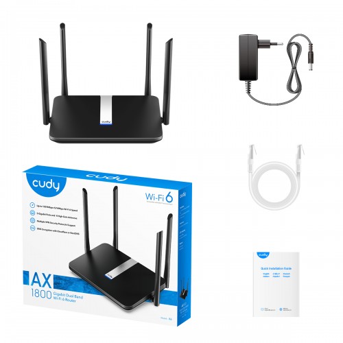 Cudy X6 AX1800 Dual Band Smart WiFi Router — image 5 of 5