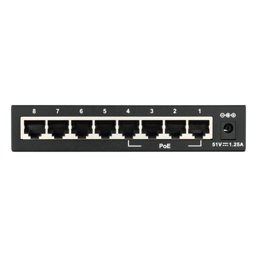 D-Link DES-1008P 8-Port Desktop Switch with 4 PoE Ports — image 3 of 3