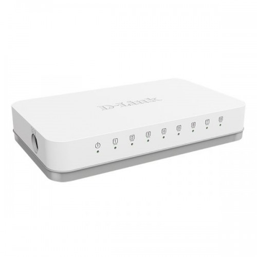 D Link DGS-1008A 8-Port Gigabit Easy Desktop Switch — image 2 of 3
