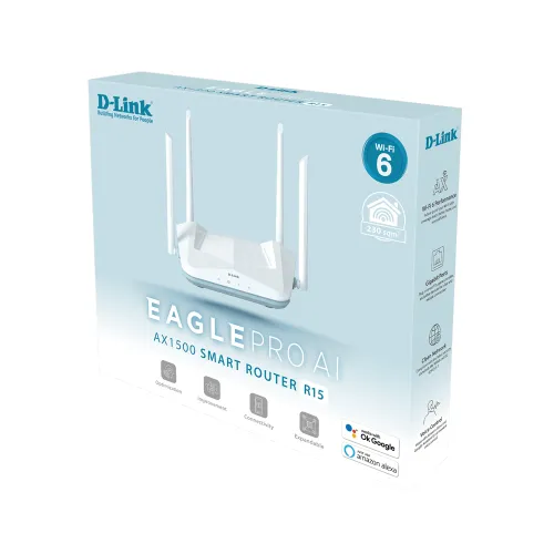 D-Link R15 AX1500 Dual-Band WiFi Router — image 3 of 3
