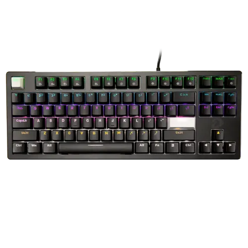 Dareu EK87 V2 Wired Rainbow RGB Red Switch Mechanical Gaming Keyboard