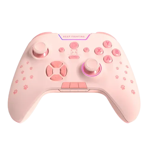 DAREU H105 Tri-Mode Wireless Gamepad 360° Joystick Controller Sakura