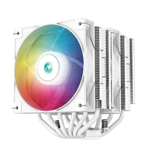 DeepCool AG620 WH ARGB Dual-Tower 120mm CPU Air Cooler — image 2 of 6