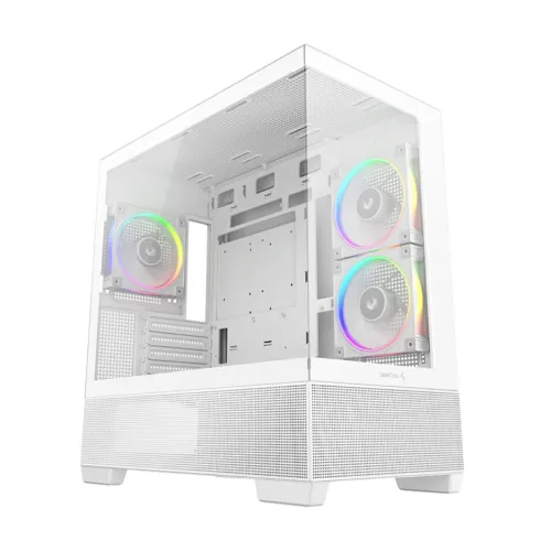 Deepcool CG380 3F WH Mid Tower mATX Gaming Casing — image 2 of 6