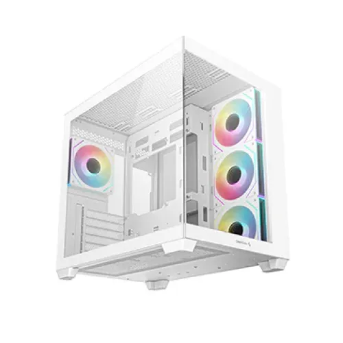 Deepcool CG530 4F WH Mid Tower ATX Gaming Casing — image 3 of 6