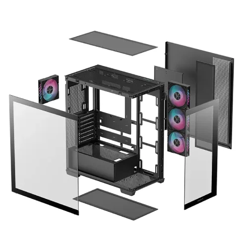 Deepcool CG580 4F Mid-Tower ATX Gaming Case — image 5 of 6