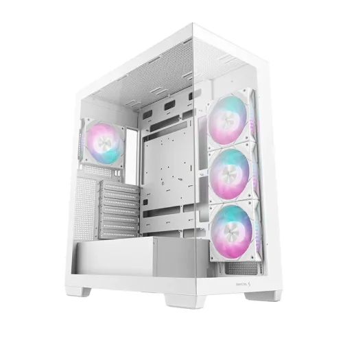 Deepcool CG580 4F WH Mid-Tower ATX Gaming Casing