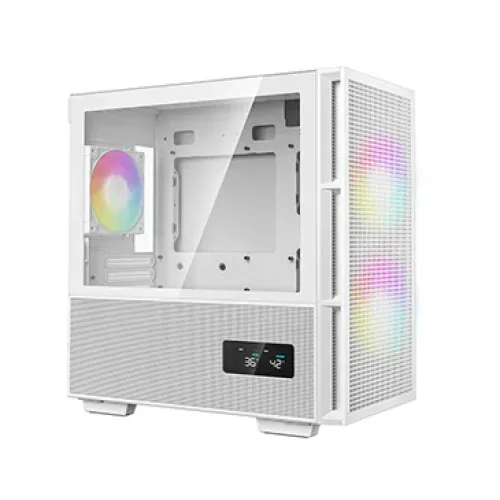 Deepcool CH360 Digital WH mATX Mid-Tower Gaming Casing with Digital Display — image 2 of 6