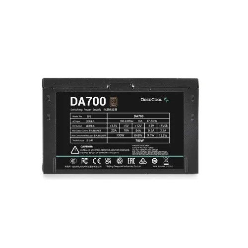 DeepCool DA700 700W 80 PLUS Bronze Power Supply — image 3 of 5